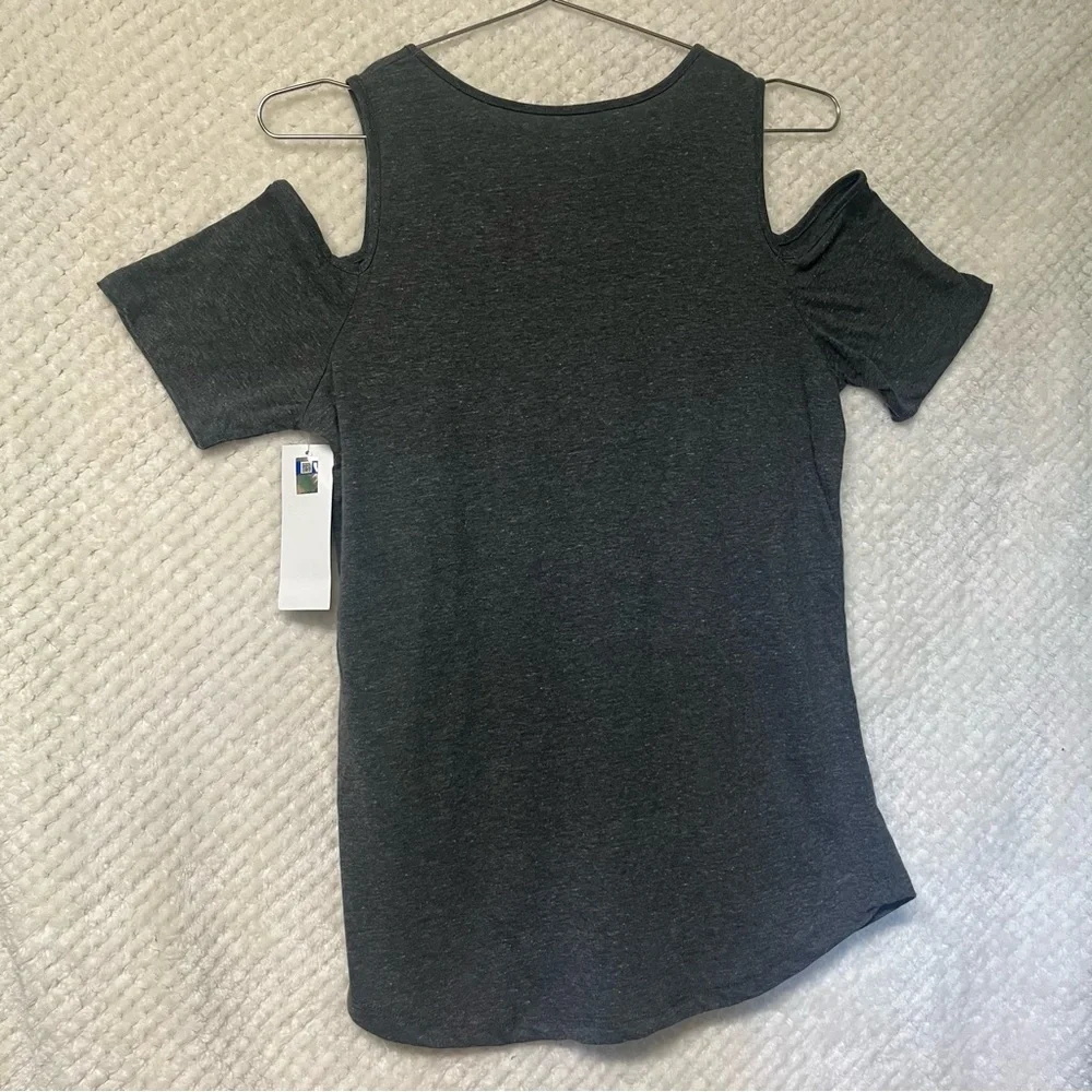 Boxer craft Womens Florida Gator Football T-Shirt Gray Orange Open Shoulder NWT - Picture 6 of 6